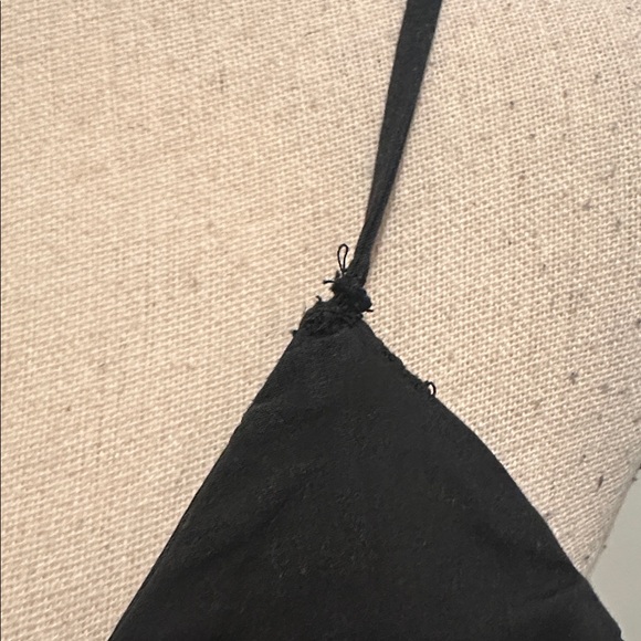 Babaton Black Camisole Cropped Women's Top Zip Back Large - Picture 2 of 6